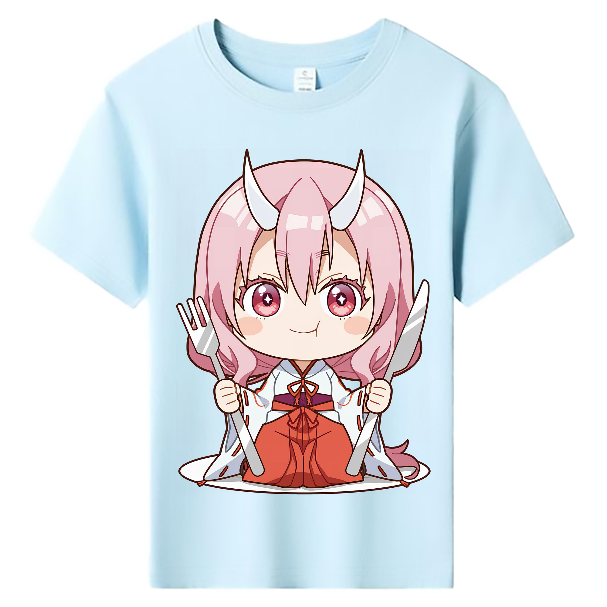 （画像用） 転スラ Regarding Reincarnated to Slime 綿100％キッズTシャツ（フロントプリント）